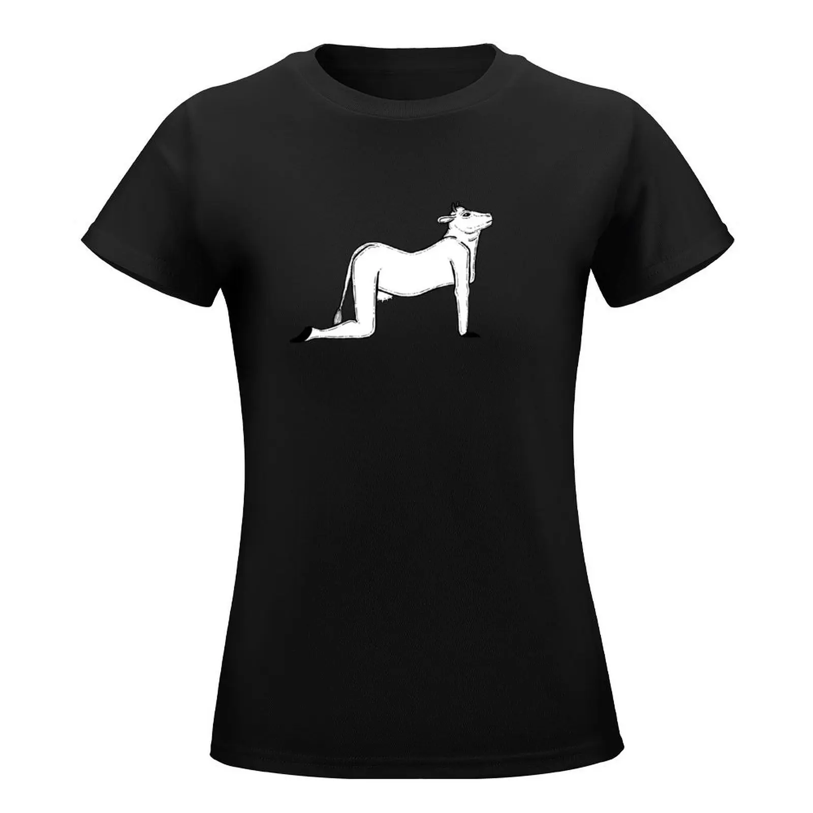 Cow Pose / Bitilasana T-Shirt hippie clothes animal print shirt for girls summer top funny woman t shirt