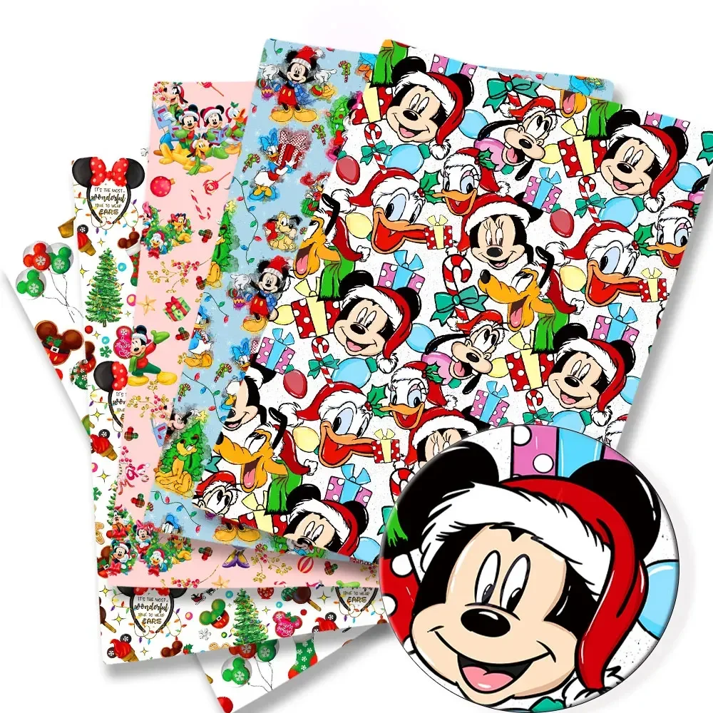 Disney Cartoon Fabric Hot DIY Handmade Sewing Patchwork Quilting Baby Dress Home Sheet Printed Fabric Fabric Sewing Kids Fabric