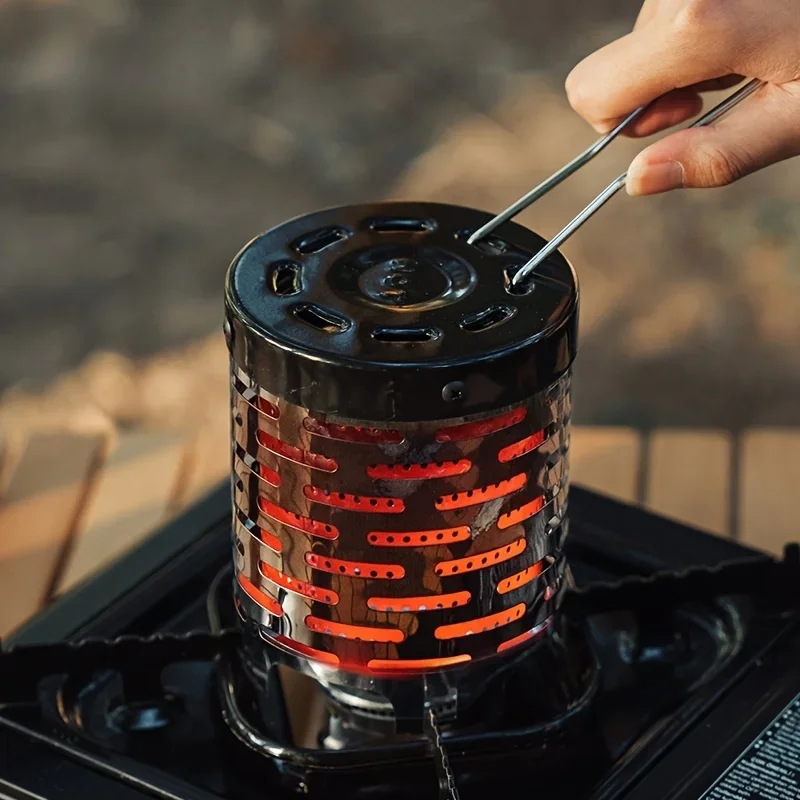 Stainless Steel Heating Cover Outdoor Camping Heating Stove Infrared Heater Camping Baking Stove Cassette Baking Stove