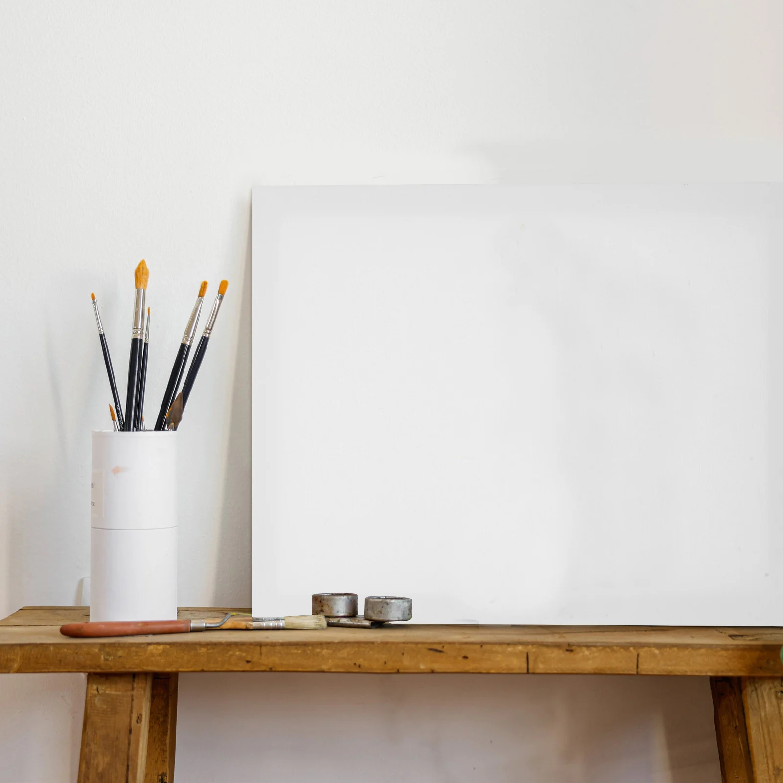 

2Pcs Blank Painting Frames Oil Painting Stretcher Frames Durable DIY Canvas Boards for Acrylic Watercolor Pastel