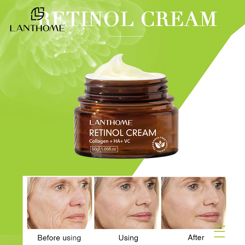 Retinol Facial Cream Anti-Wrinkle Anti Aging Moisturizing Firming Lifting Fade Fine Lines Cream for Face Skin Care 30ml