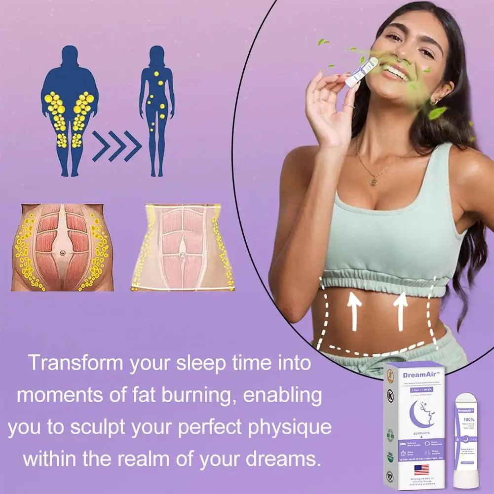 

1pc Dreamair Sleep Nasal Inhaler For Body Shaping Natural Detox Weight Loss & Body Shaping Elimination Of Edema R9r1