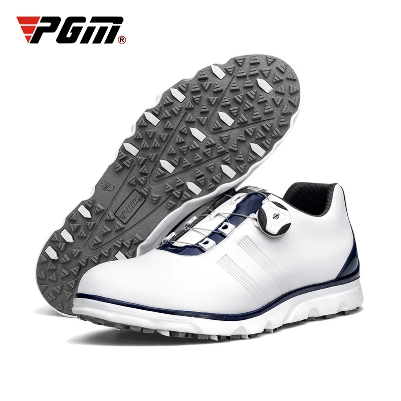 PGM Golf Shoes Men Waterproof Breathable Men's Golf Shoes Male Rotating Shoelaces Sports Sneakers Non-slip Trainers XZ164