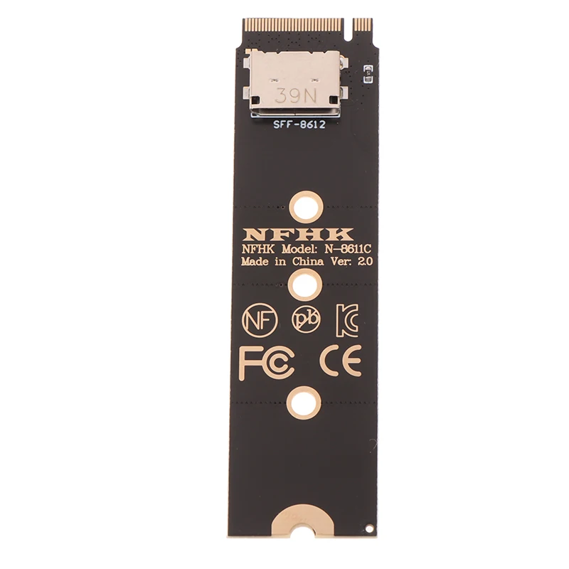 NVME U.2(SFF 8639)SSD PCI-E NGFF Riser Card Accessori NVMe M.2 NGFF SSD Interfaccia a Oculink SFF-8611 SFF-8612 Adattatore