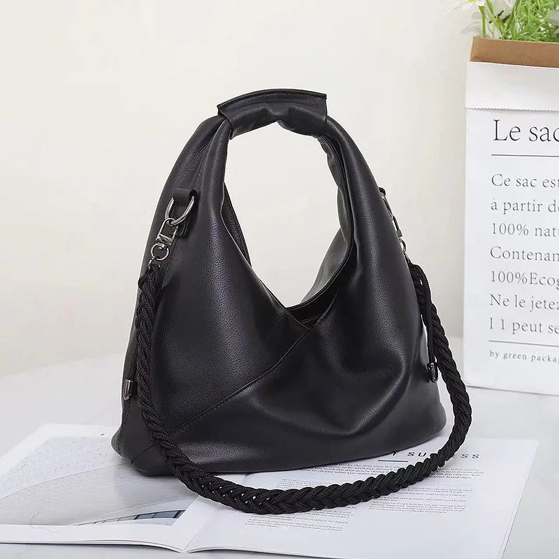 

Bag Women's One Shoulder Autumn and Winter Fashion Casual Women's Handheld Temperament Textured Crossbody Bag