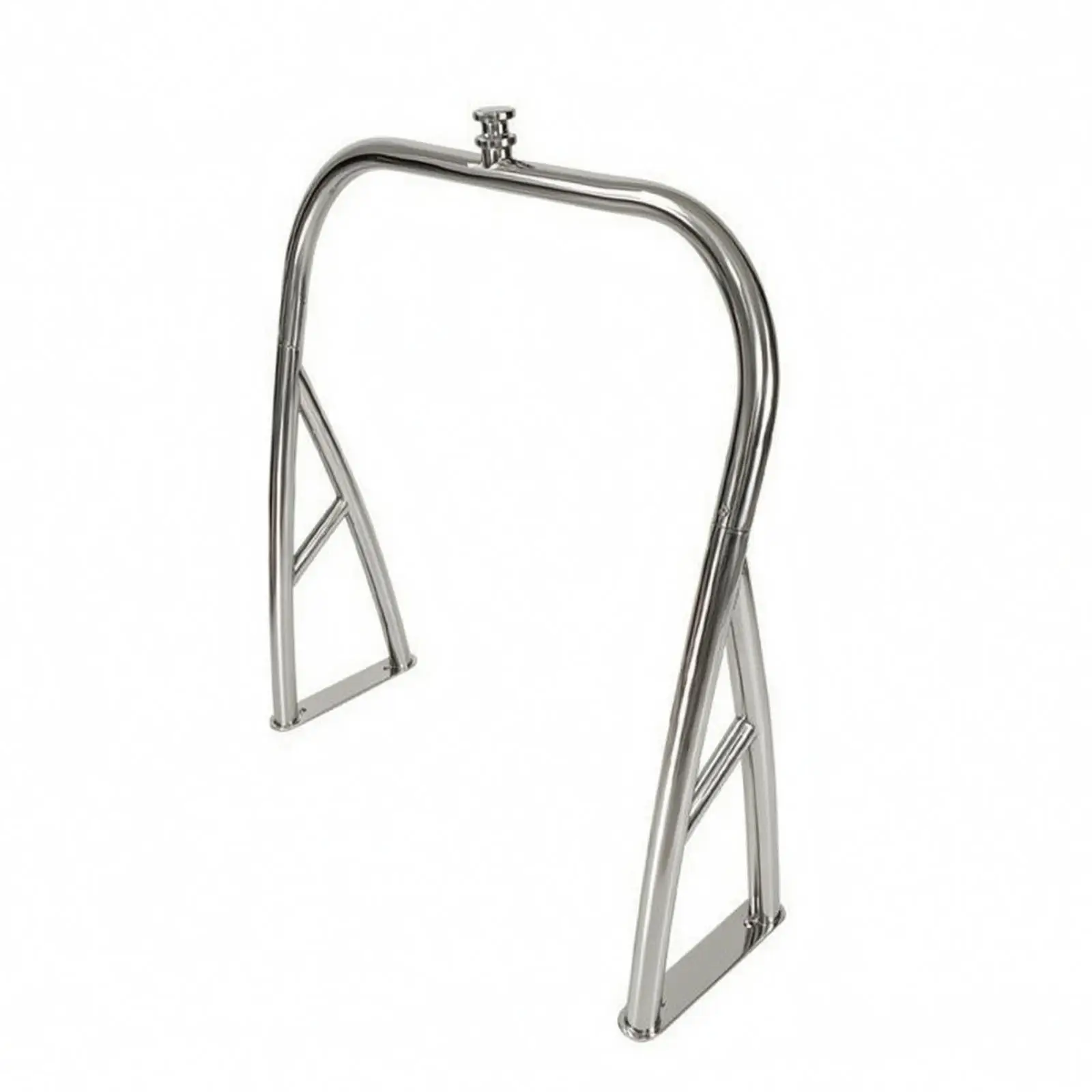 Watersports Wakeboard Rack Stainless Steel Arched Frame Boat Deck Tow Rack Secure Mount for Skiing Wakeboarding