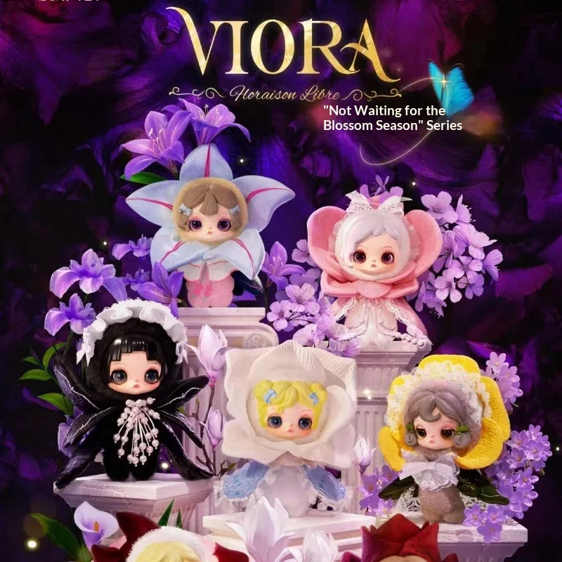 

Плюшевая игрушка Viora без ожидания для цветочного периода, слепая коробка, подвеска-сюрприз, очаровательная Коллекционная фигурка, мягкая мягкая кукла в подарок