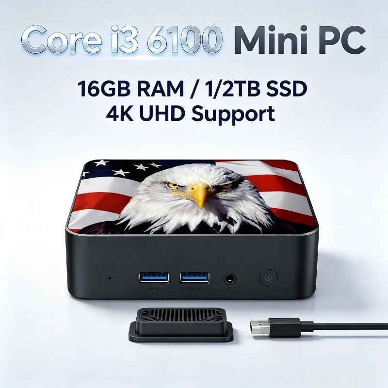 インテル-i3-6100-2026-ミニpc-16gb-ram-1tb-2tb-nvme-ssd-4k-wifi6-bt52-コンパクトデスクトップ-オフィスプロウルトラ用