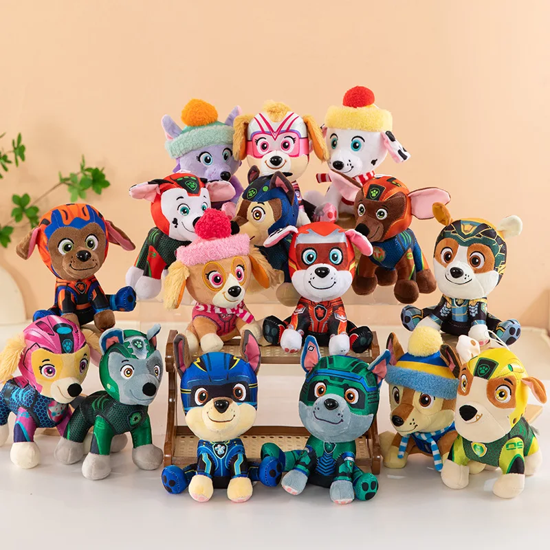 Paw Patrol Plüschtiere Niedliche Hunde-Plüschpuppen Chase Skye Marshall Rocky Tier-Plüschtiere Kinder Geburtstagsgeschenk