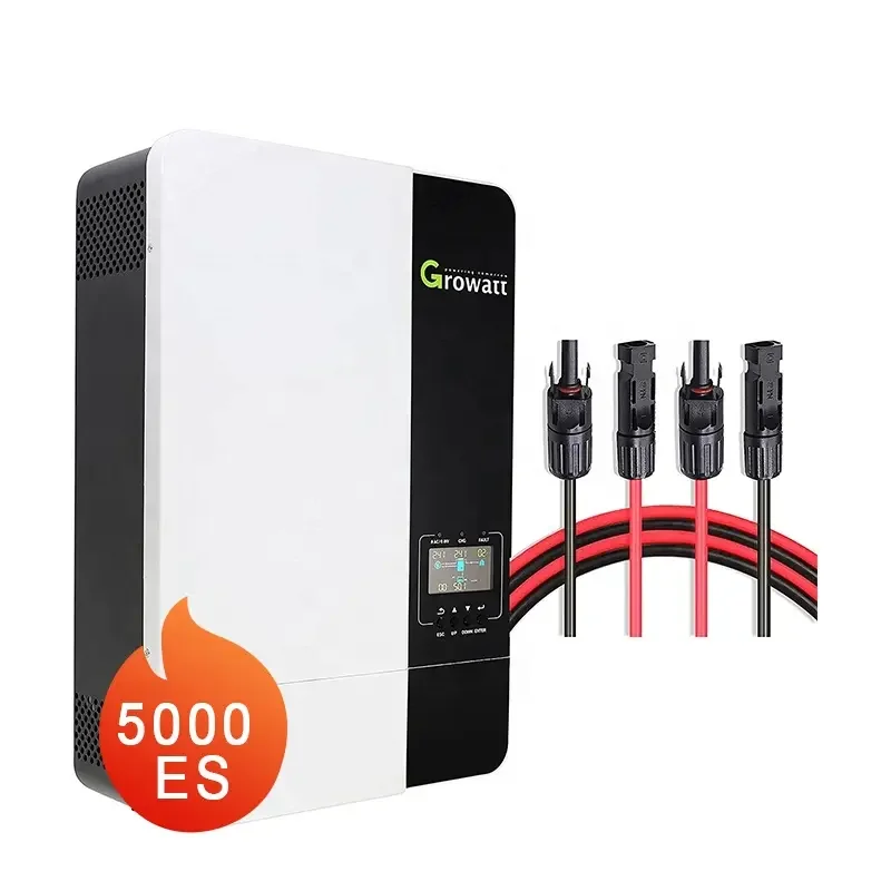 GROWATT High Quality 48V DC SPF 5000 ES Growatt Solar Inverter Growatt Hybrid Off Grid Inverter