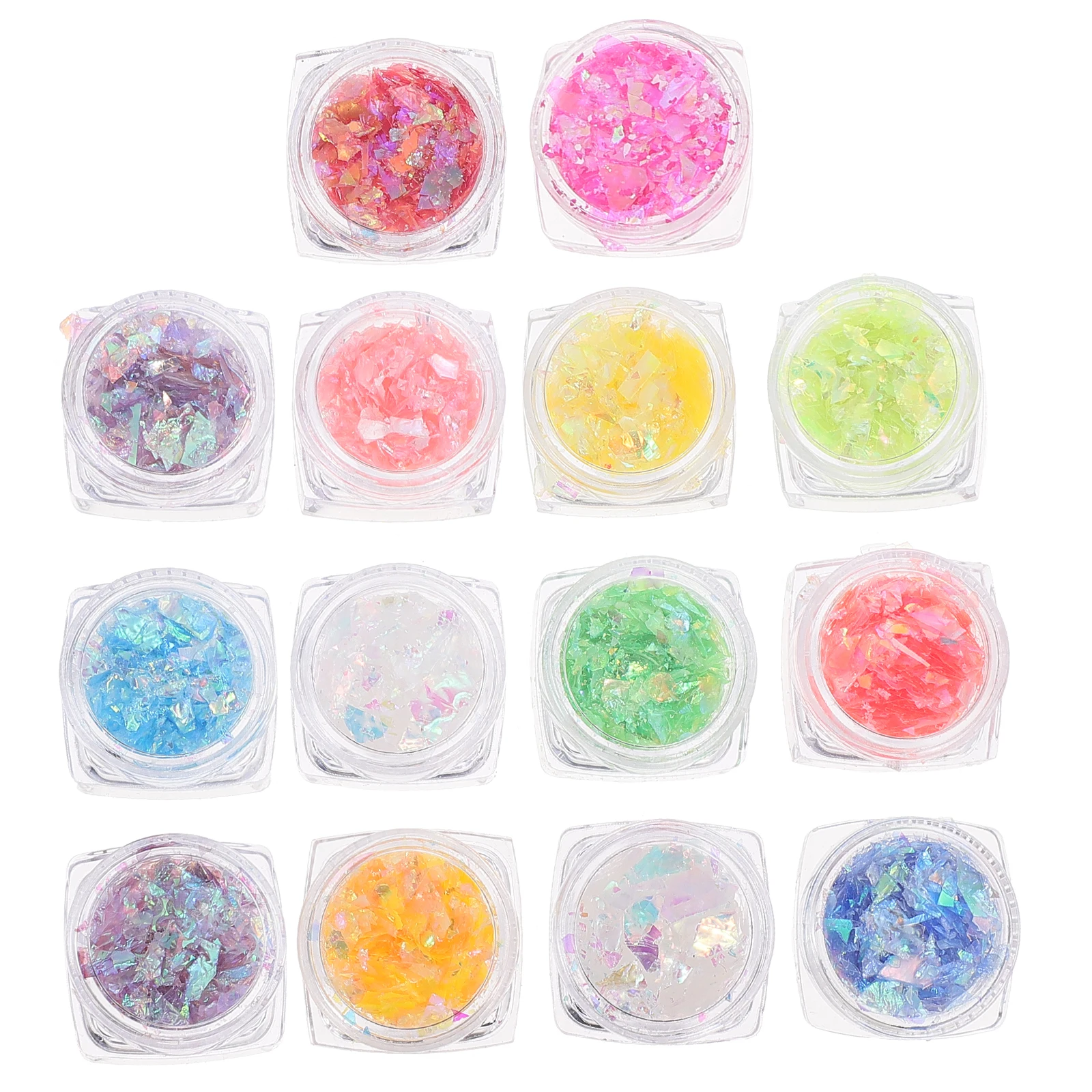 

Fashionable Manicure Decals Nail Art Stickers Diy Nail Glitter Shiny Sequins Decorations For Artificial Fingernails Women