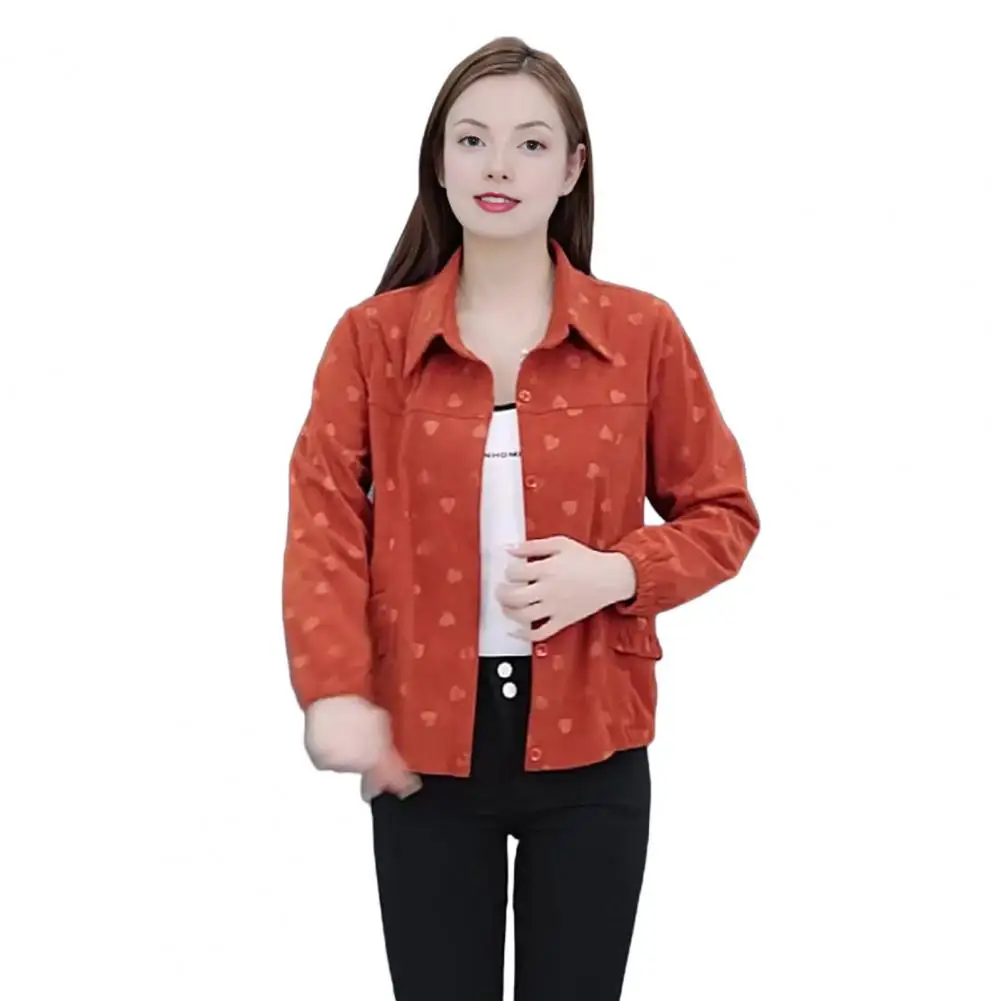 

Женская вельветовая куртка-рубашка с отложным воротником, оверсайз, на пуговицах, повседневная, с длинным рукавом, осенняя верхняя одежда