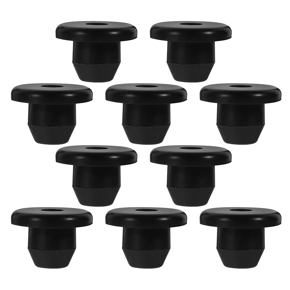 

10pcs Oil Floor Bottle Jack Plugs Plugs Black Rubber Bottle Fillers For Floor Lift Reservoir Accessories Hydraulic Repair Tools