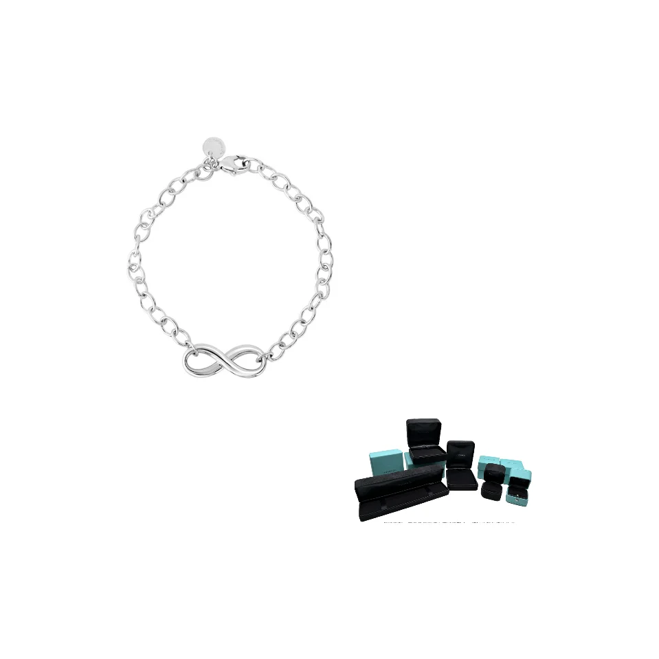 

TIFFANY & CO. Infinity Series 925 Sterling Silver Necklaces Women's 26758459