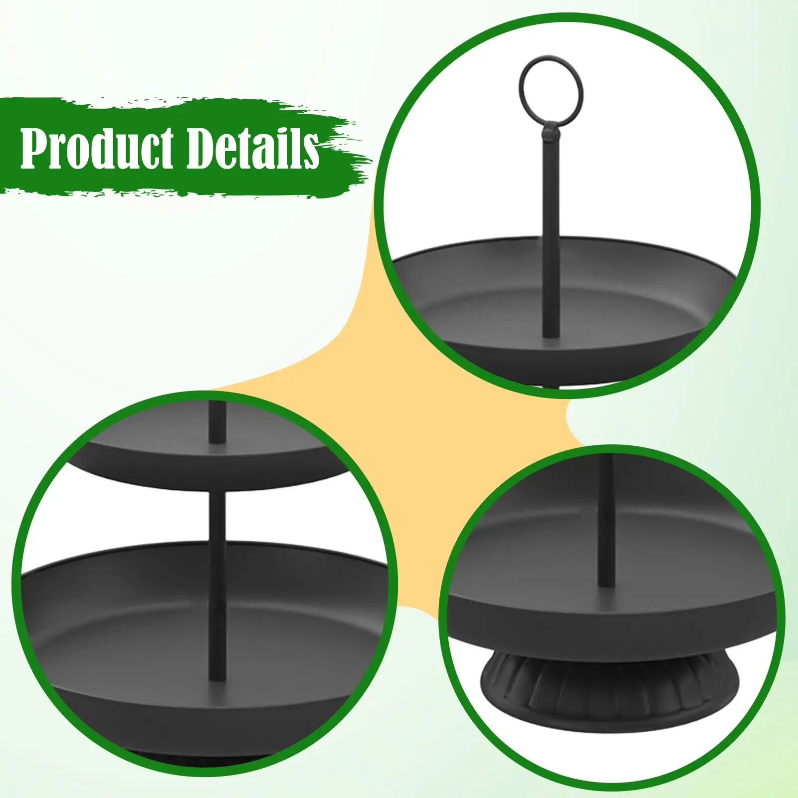 Cupcake-Ständer, 3-stufiger Dessert-Ständer, Party für Süßigkeiten, Früchte, Nachmittagstee