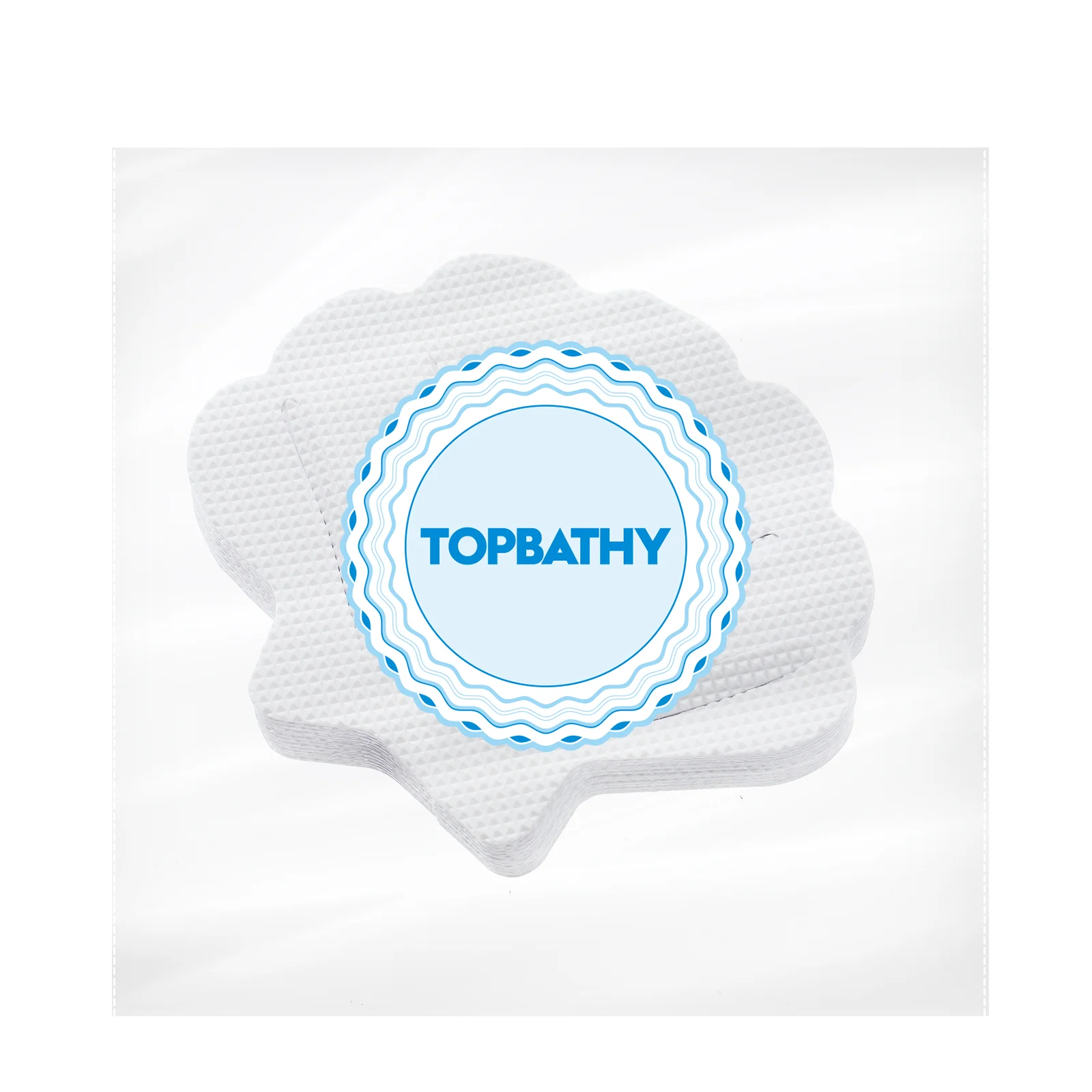 TOPBATHY  Bathroom Anti-slip Stickers Sea Shell Shape Bathing Safety Floor Decals Nonslip Bathroom Stickers