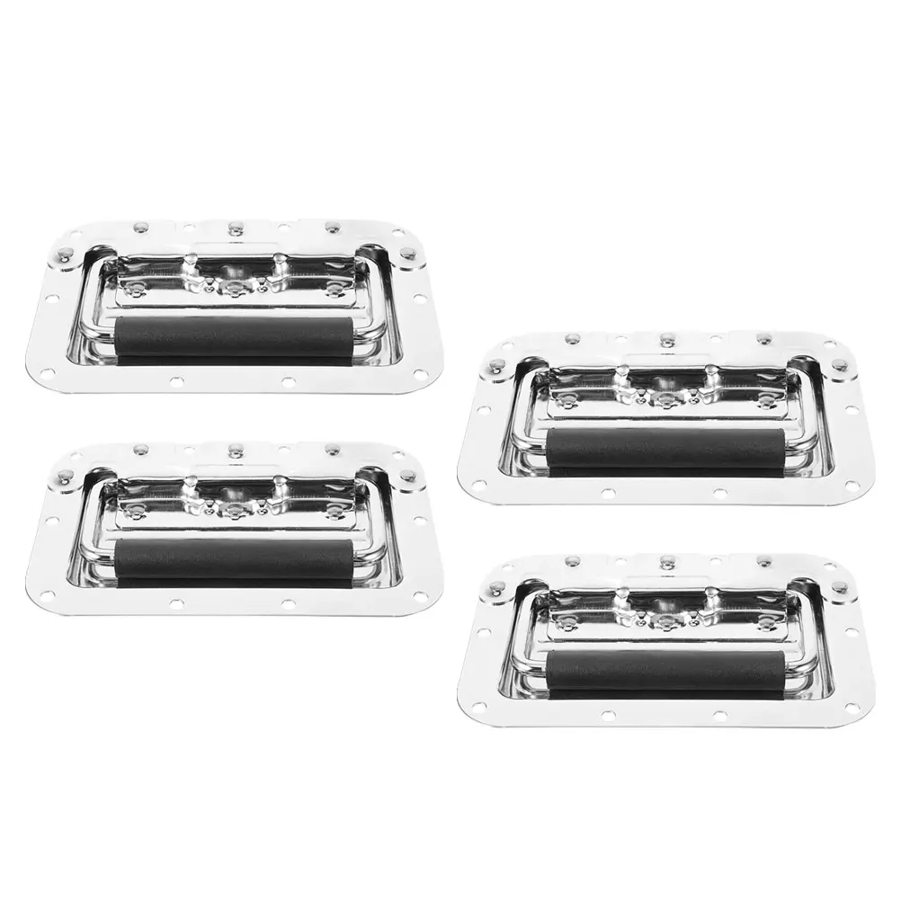 

4pcs Cabinet Handles Aviation-Grade Durable Alloy Side Pull Handles For Tool Boxes Flight Cases Wardrobe Doors Sliding Doors
