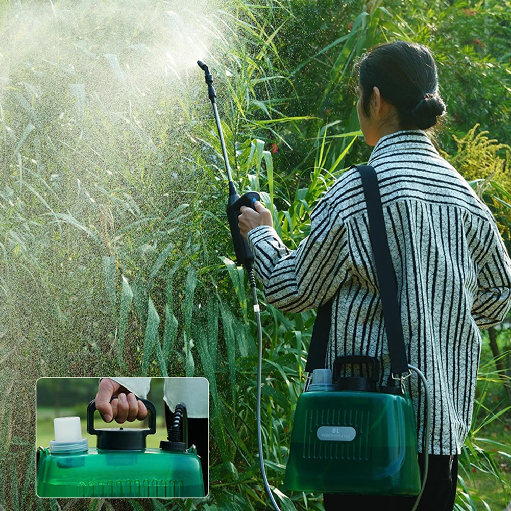 5L/8L 電動噴霧器バックパック農業用噴霧器 4 ノズル付き高圧農薬噴霧器庭の水まき機