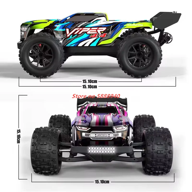 

Professional 1:16 80KM/H Brushless RC Racing Car With 3S Battery 2.4G 1:16 4WD RC Car Off-Road ClimbingTruck High-Speed Model To