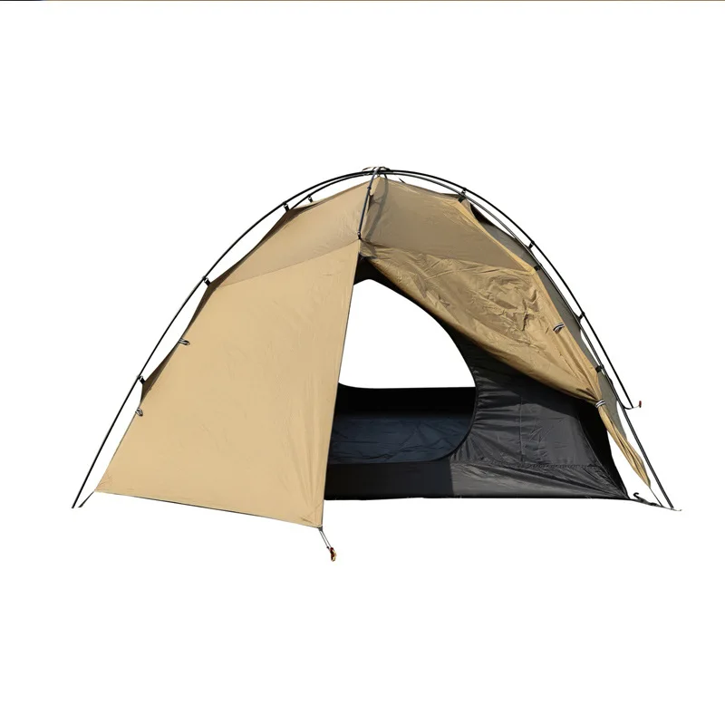 خيمة تخييم كروية محمولة بطبقة مزدوجة مقاومة للبعوض للحماية من الشمس لجميع المواسم تصميم مقاوم للمطر للمغامرات الخارجية #6