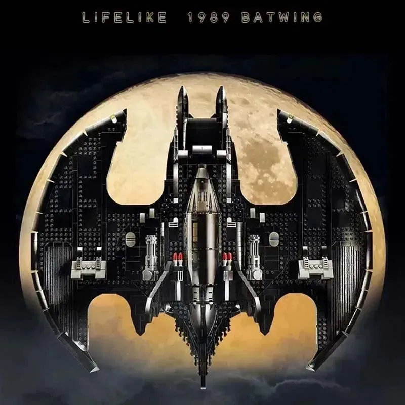

2363 PCS 1989 Batwing Building Blocks Bricks Toys Compatible With Education Birthday Christmas Gift 76161