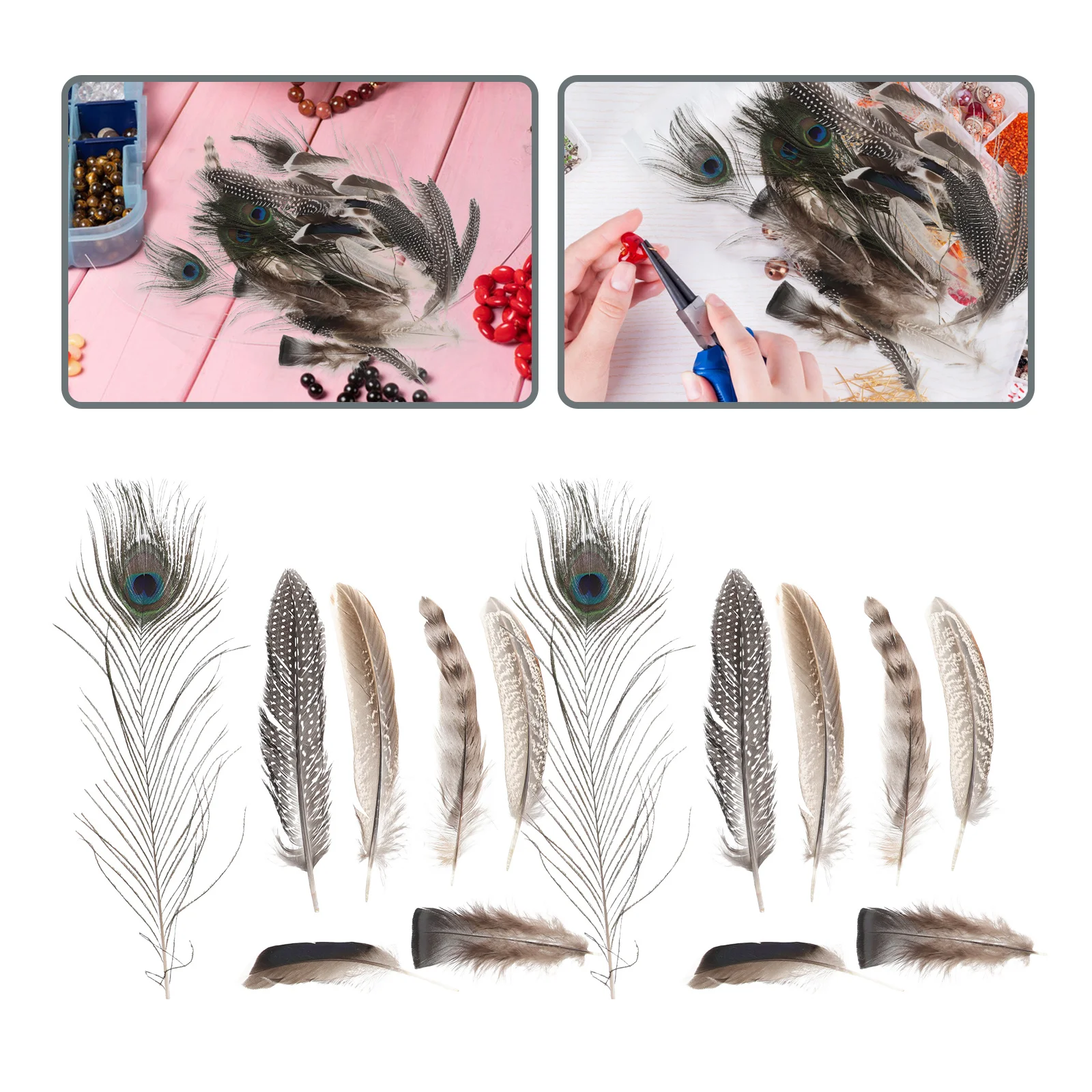 

6Pcs Natural Pheasant Turkey Plumes Colored for DIY Dream Catcher Wedding Holiday Party Decoration Wedding Plumes Prop