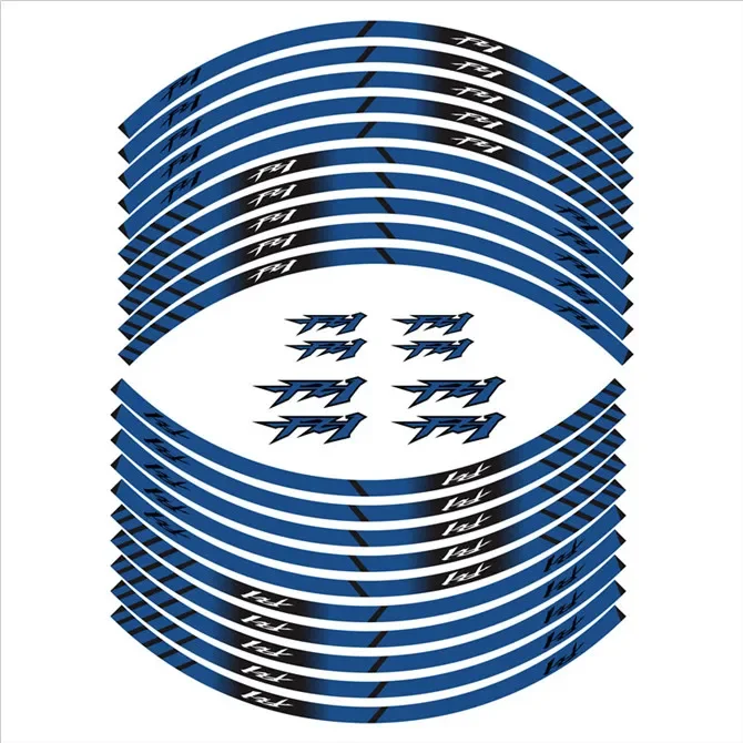 

Запчасти для мотоциклов YAMAHA YZF FZ1 Контурные Колесные украшения наклейки-D