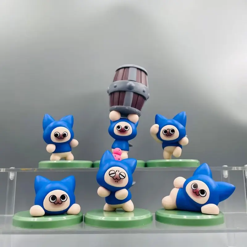 

Monster Hunter Series Pet Cat Palico mascot Q version Figure Toys Desktop Collect Decoration game Peripheral Birthday Gifts