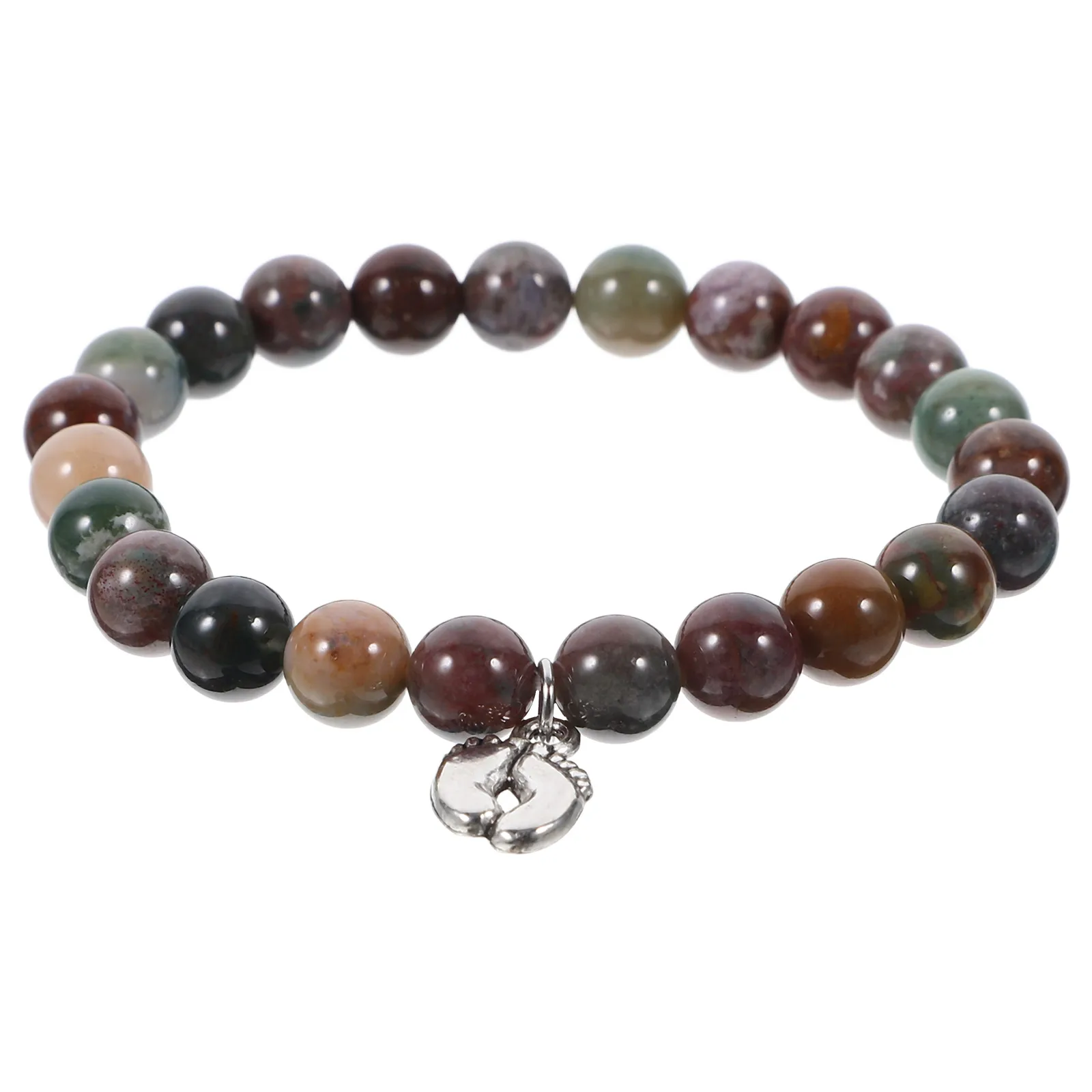 

Natural Agate Beaded Bracelet Decorative Hand String Bracelets For Women Elegant Daily Wear Party Gift Set Wrist Charm