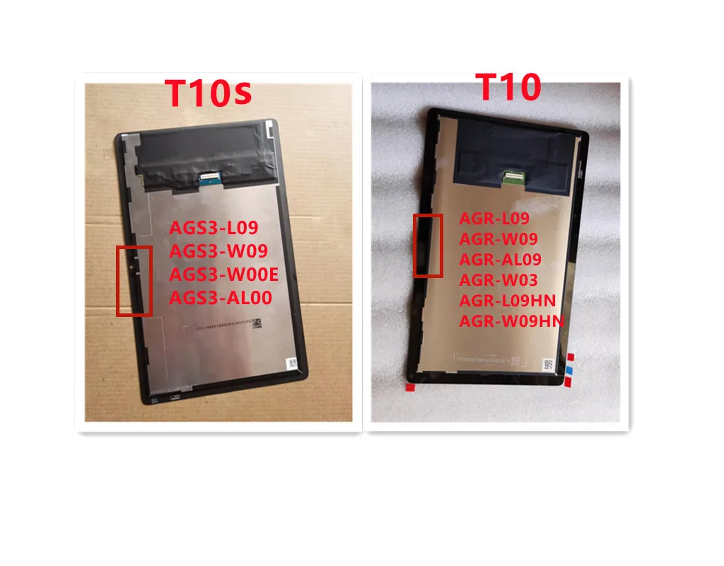 For Huawei MediaPad MatePad T10 AGR-L09 W09 AL09 W03 L09HN W09HN T10s AGS3-L09 W09 AL00 W00E LCD Display Touch Screen Assembly