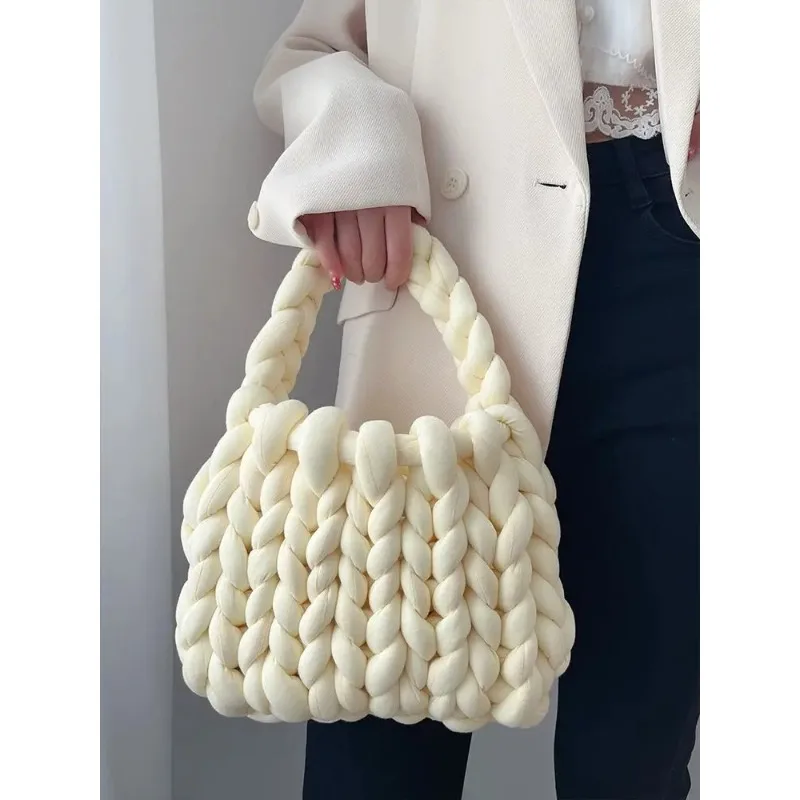 Non finished products Trendy Ultra Thick Icelandic Yarn DIY Handmade Woven Bag Hand Woven and Self-made Hand Carried To Give To