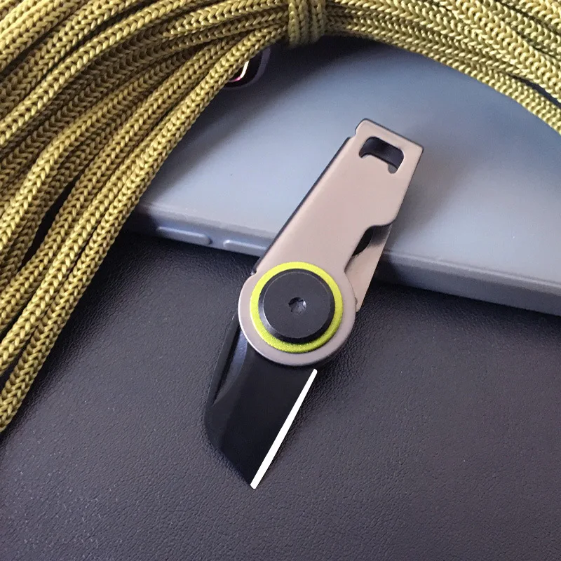 جديد خمر صغير فائدة سستة سكين لتفريغ صناديق اكسبرس EDC أداة المفاتيح قلادة سكاكين الجيب بقاء في الهواء الطلق أيضا #5