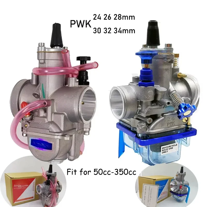 

Для Keihin, Yamaha, Mikuni, Koso, Oko, универсальный карбюратор PWK (24/26/28/30/32/34 мм),
