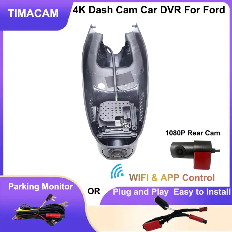 

UHD 4K 2160P WIFI Dash Cam Dedicated Car Dvr For Ford Kuga Escape mk2 mk3 2012 2013 2014 2015 2016 2017 2018 2019 2020 2021 2022