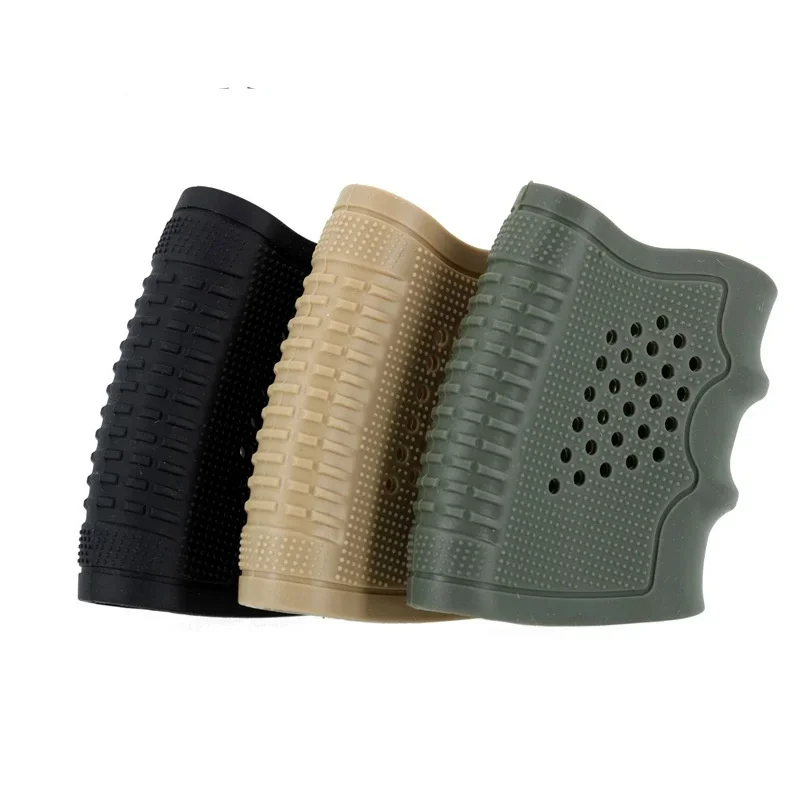 Anti-Slip Rubber Grip Glove Sleeve Grips Protective Cover Holder Hunting Gun Accessories