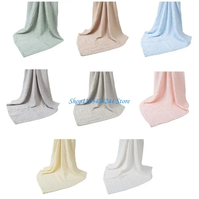 

Baby Swaddles Bath Towel 6 Layer Cotton Sleeping Blanket Soft Breathable Newborns Quilts 100x100cm for Infant Toddler
