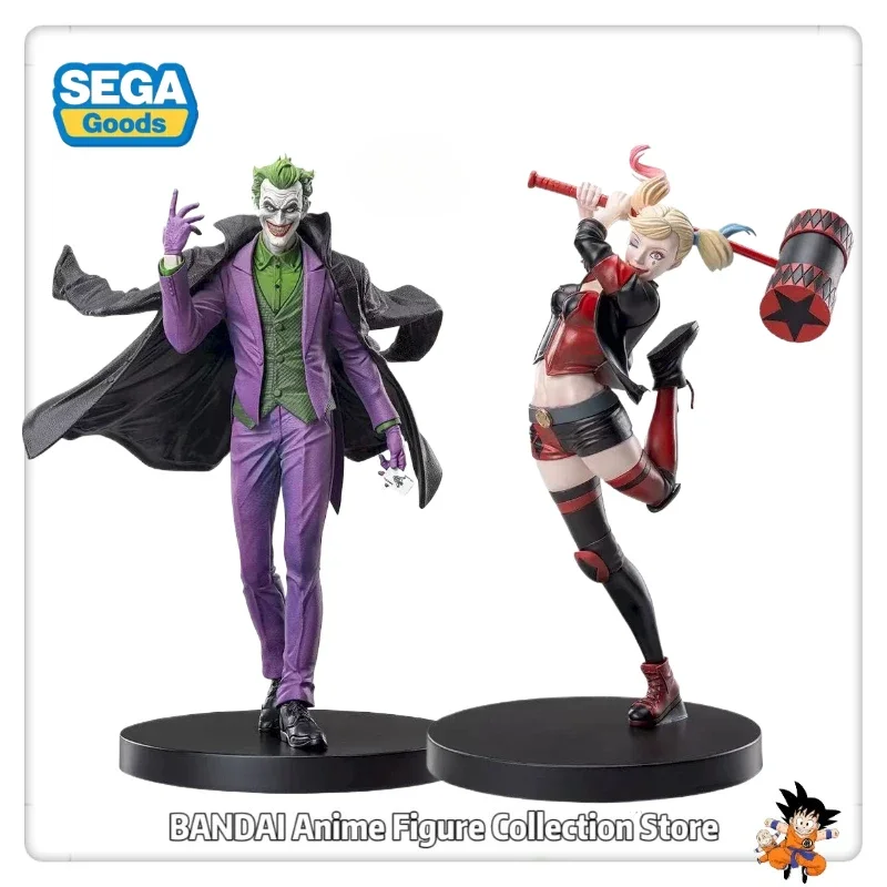 

В наличии оригинальная фигурка премиум-класса SEGA DC ACT/CUT «THE JOKER» HARLEY QUINN аниме фигурка украшения коллекция модель игрушки