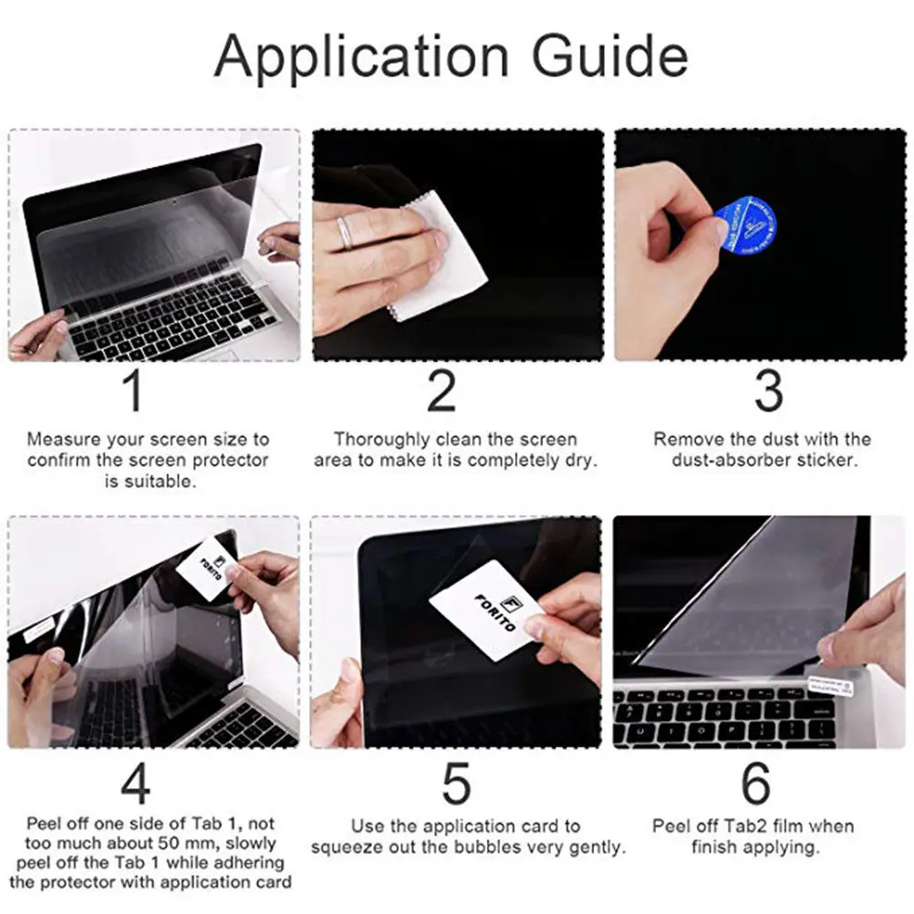 

Съемная защитная пленка для экрана Pro 13,3 дюйма, без пузырьков, обеспечивает чистоту изображения, защищает экран ноутбука, блокирует отраженный свет