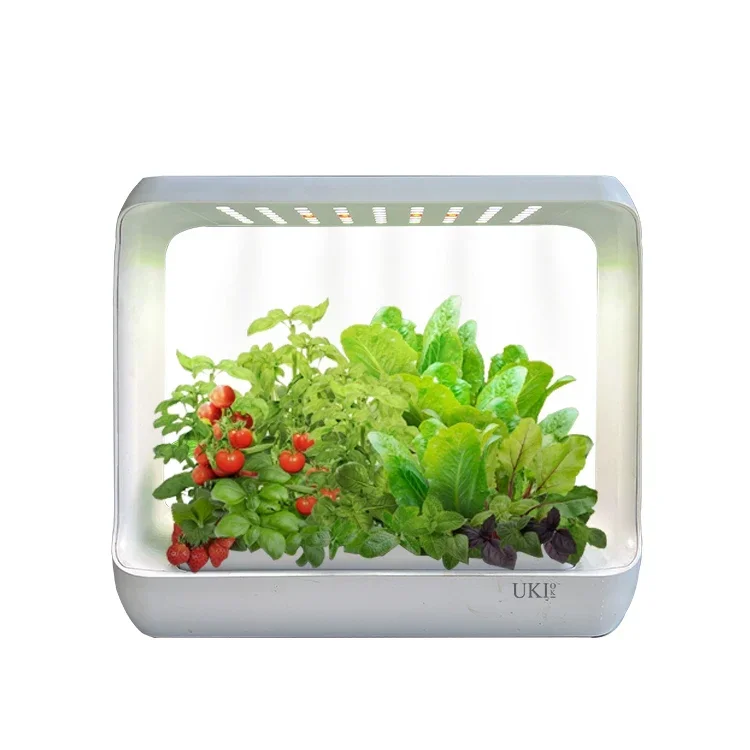 Smart Hydroponic Led Lamp Flower Automatic Water Absorption Soilless Culture Plant Growth Lights Flower Pot