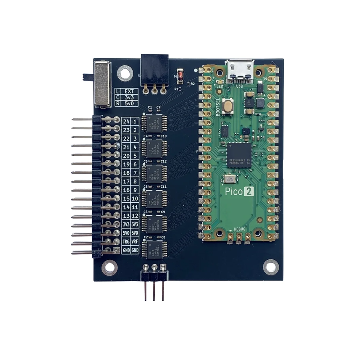 Analizator logiczny V6.0 RP2350 Pico 2 - 400 MHz 24-kanałowy analizator logiczny do analizy obwodów -Y18A — zdjęcie produktu 3
