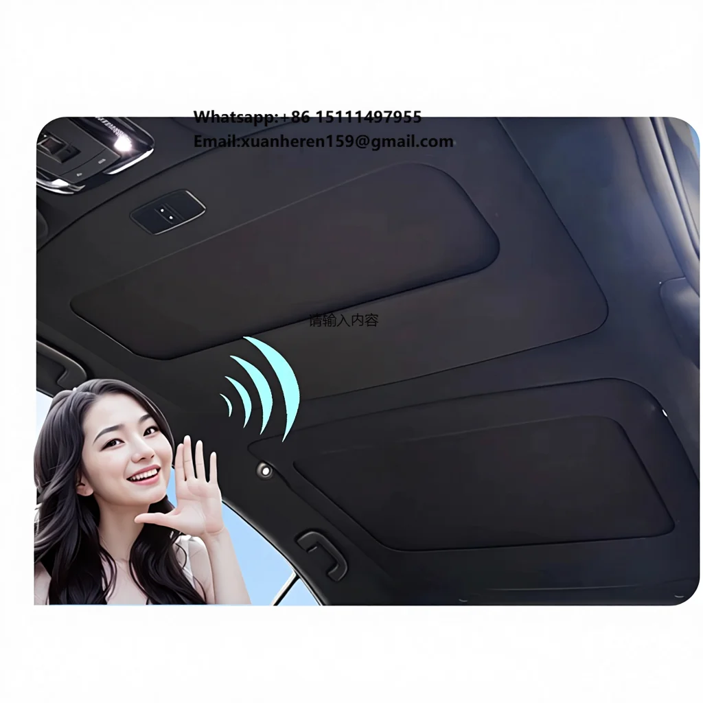 

Специальный электрический нейлоновый люк-шторка для Toyota Camry, роскошный, выдвижной, панорамный, с теплоизоляцией, модифицированный навес