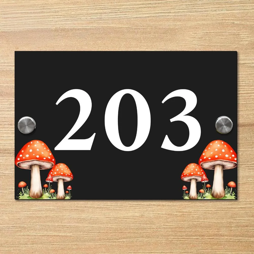 Número de casa moderno personalizado, patrón de setas gris carbón, placa acrílica para casa de jardín, nuevo marcador de decoración del hogar