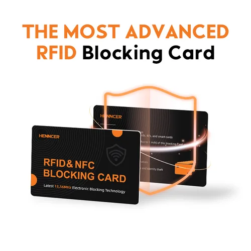 Tarjetas de bloqueo RFID sin contacto NFC tarjeta de crédito de débito Protector de pasaporte juego de bloqueador diseño antirrobo inteligente