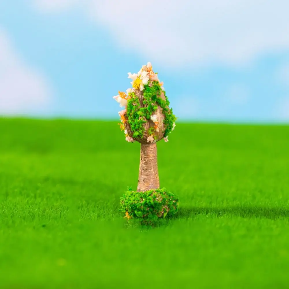 Decorative Artificial Mini Pine Tree Multiple Style Lifelike Micro-landscape Ornaments Simulation Resin
