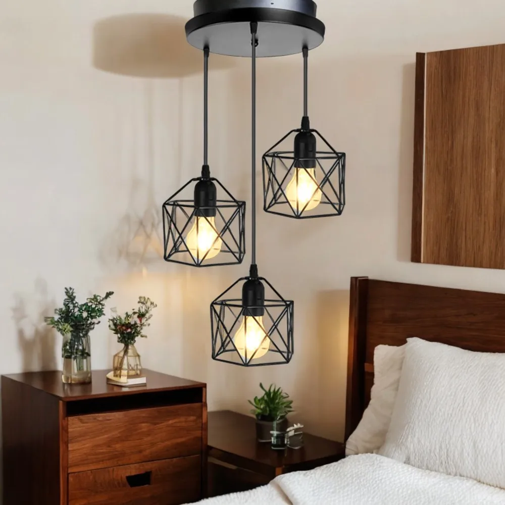 Elegant and Stylish Modern LED Chandelier Pendant Light with Sleek Lamp Shade for Hanglamp Luminaire in Kitchen, Bedroom, and Di