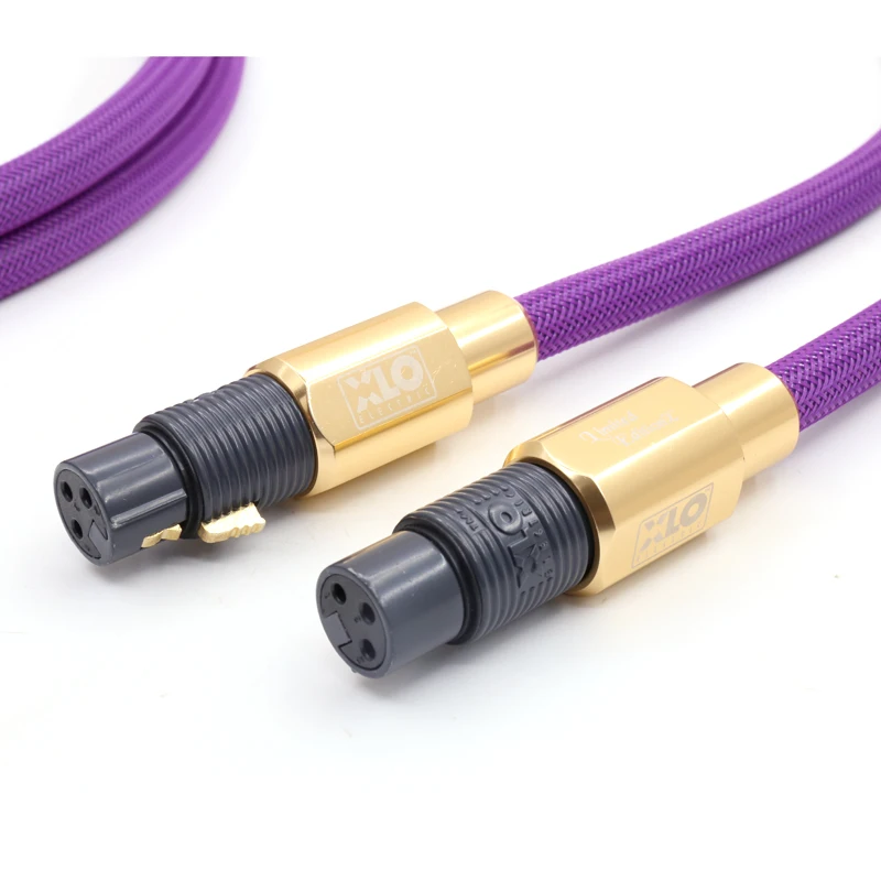 

1 X Limited Edition 2 Ultra-pure 6N (99.99998%) Copper Balanced Audio XLR Cable Coaxial Interconnect Cable