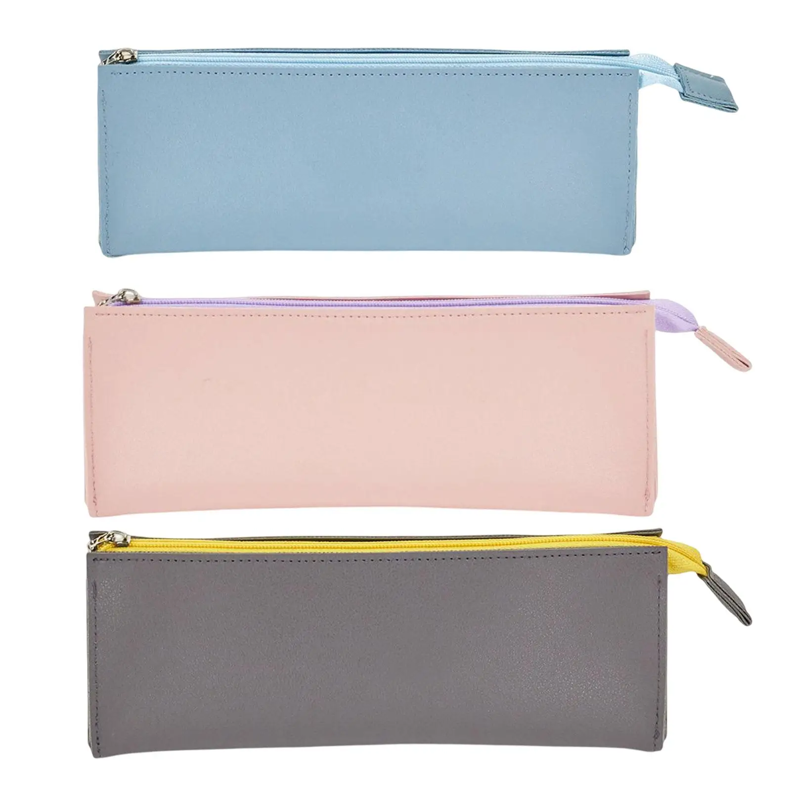 

PU Cosmetic Pouch Pencil Pouch Bag Smooth Opening and Closing Size 20x7x5cm