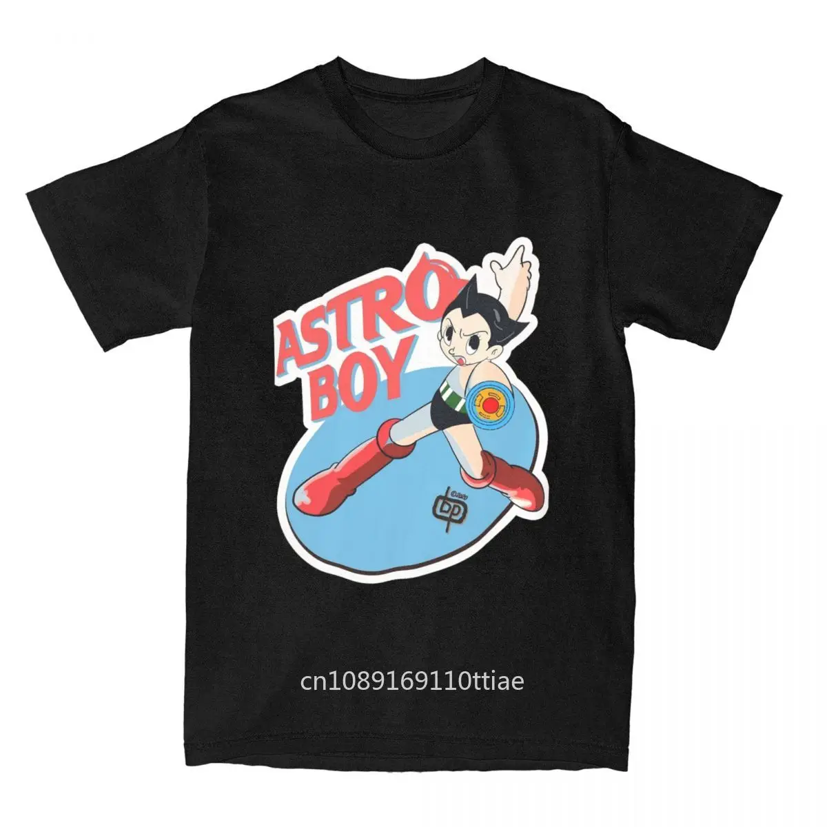 Novelty Astroboy Tetsuwan Atom Astro Boy T-Shirt for Men Crewneck Pure Cotton T Shirt Short Sleeve Tees Plus Size Clothes