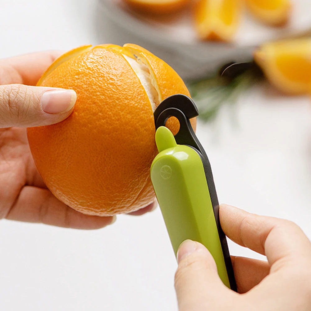 Citrus Vegetable Slicer Lemon Peeler Easy To Carry Fruit Peeling Tool Lemon Peeler Orange Peeler Hanging Hole Design