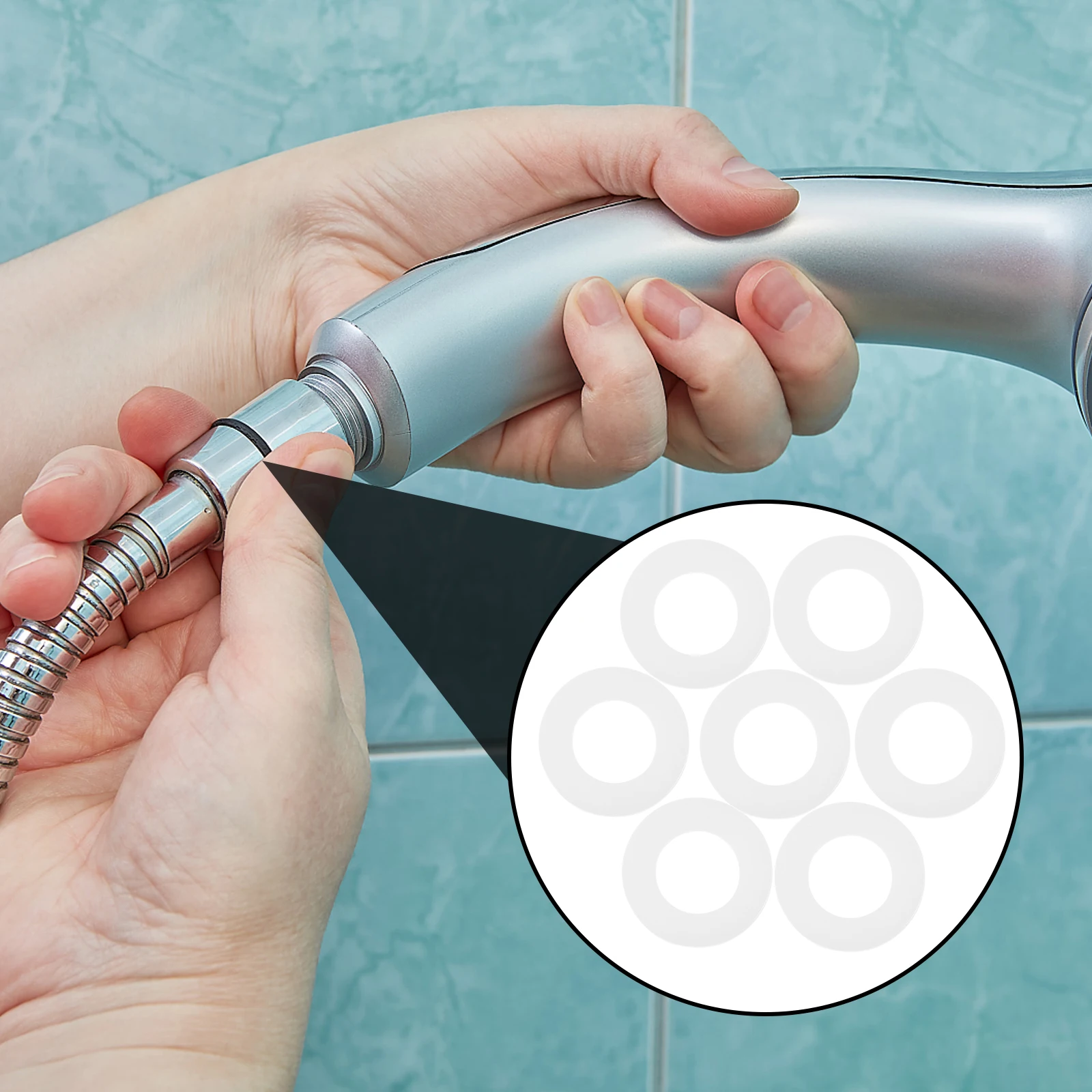 

20Pcs Nylon Washers Screw Gaskets for Furniture Equipment Multi-Use Fastening Anti-Loose Flat Sealing Gaskets Nylon Washers